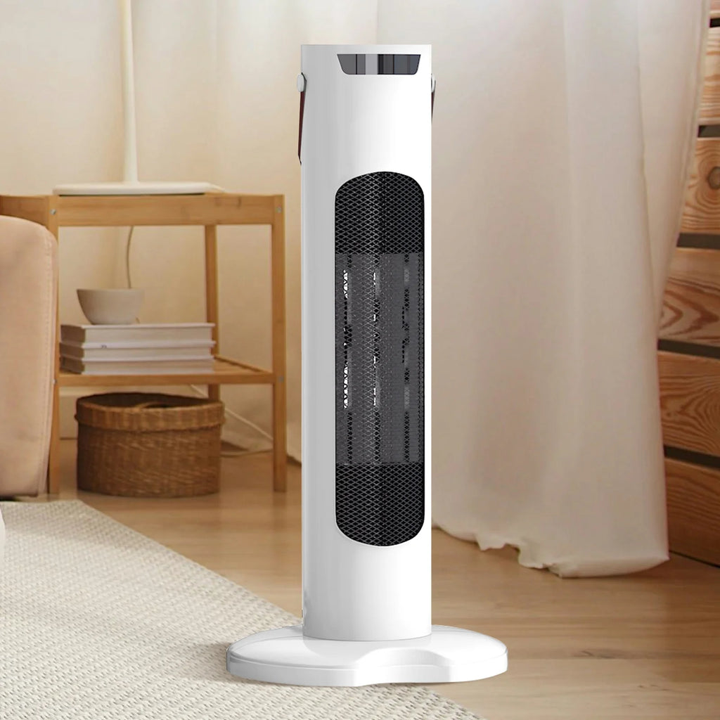 White 2000W Ceramic Tower Space Heater T695832