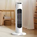 White 2000W Ceramic Tower Space Heater T695832