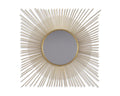 Contemporary Accent Mirror Gold Finish C55307
