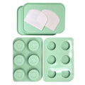 Green BPA Free Silicone Cake Mold Set with Tray and Scraper U454