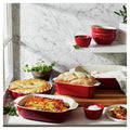 8pc Ceramic Bakeware and Serving Set Y459
