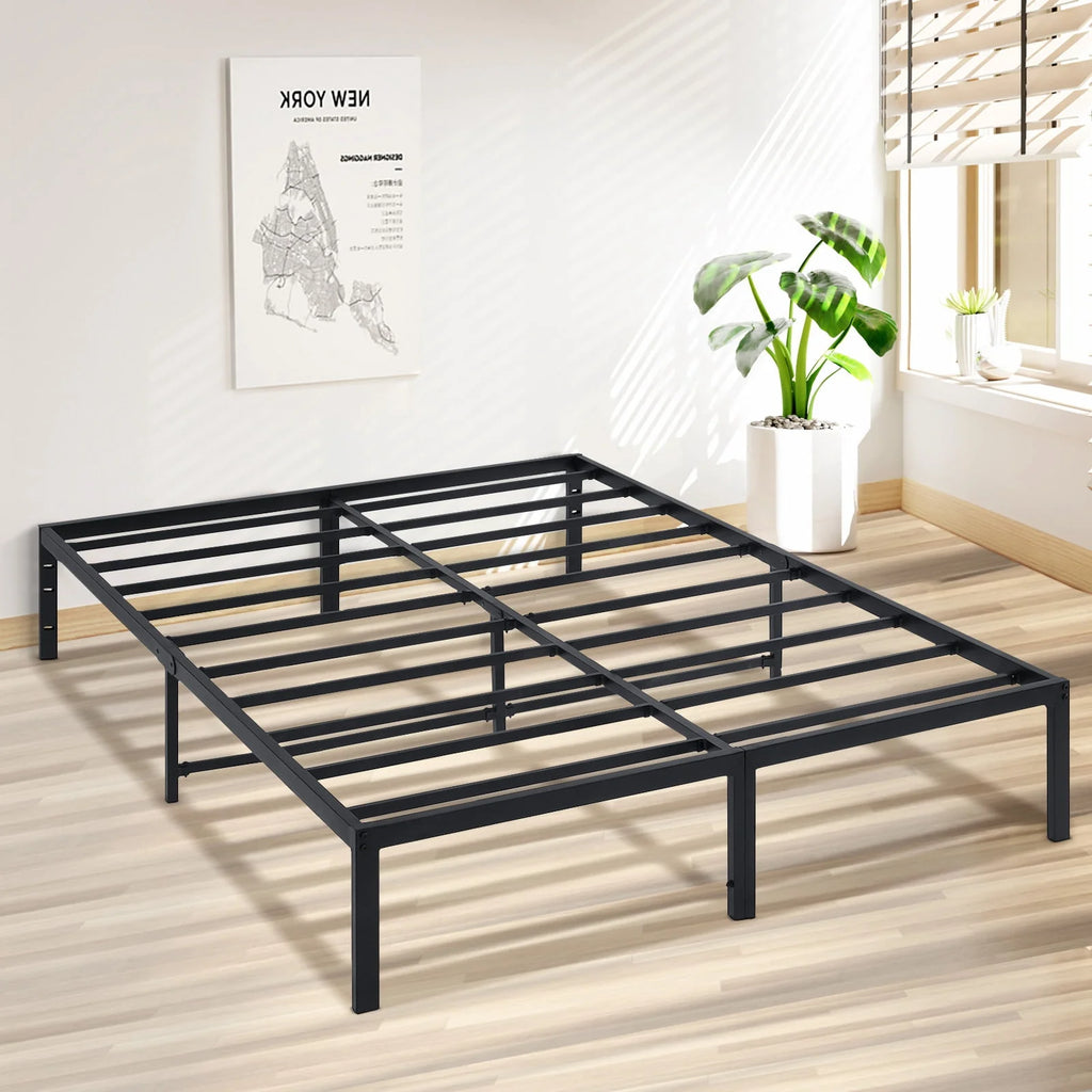 Full Size 18 inch Heavy Duty Metal Platform Bed Frame W372