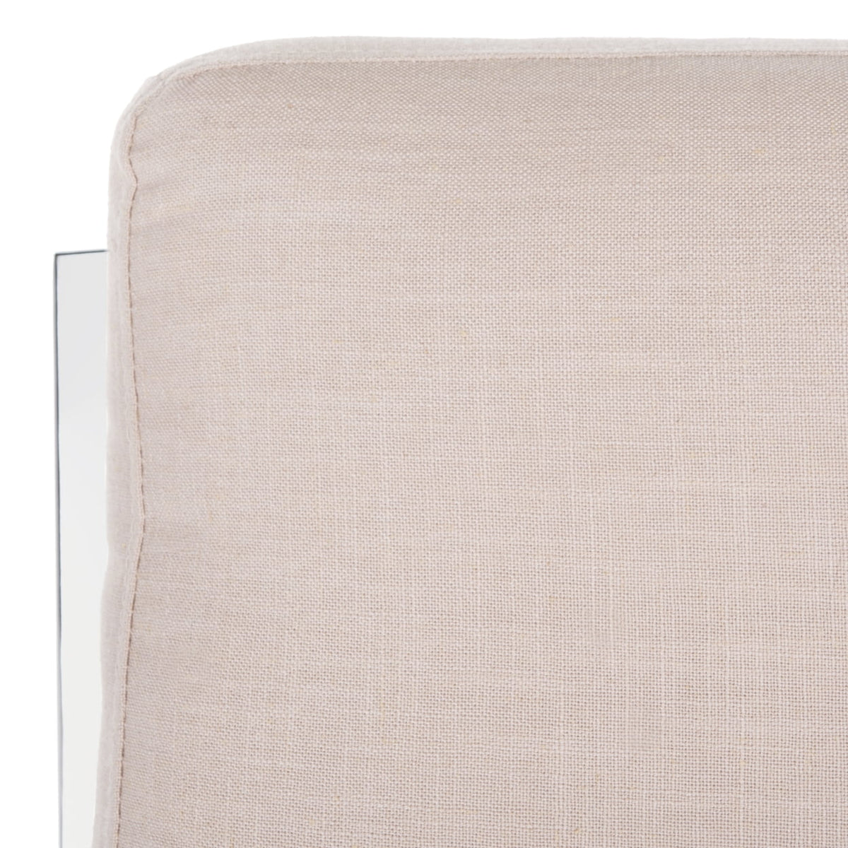 Beige Tufted Linen Accent Chair W442