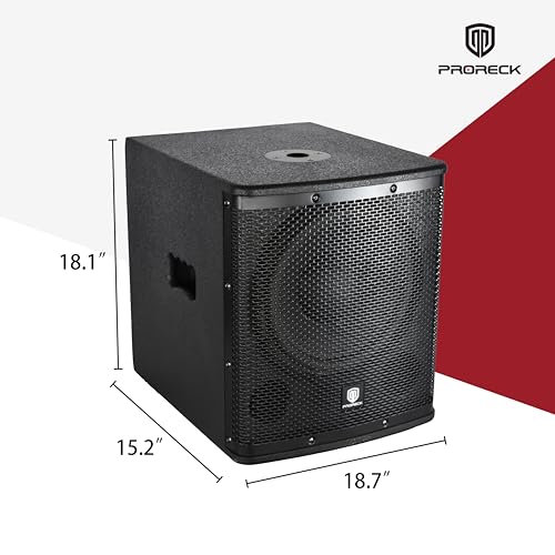 12 inch 1000W Powered PA Subwoofer with Class-D Amplifier M4158