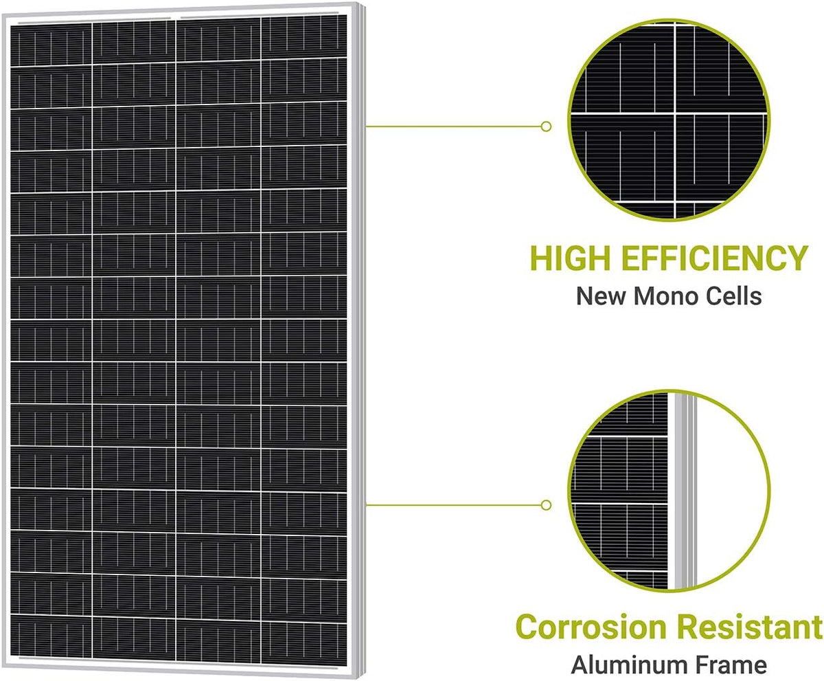 160W Monocrystalline 12V Solar Panel J7392