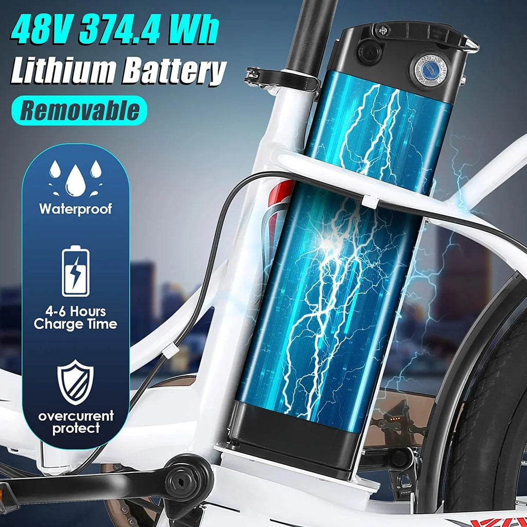 20 Folding Electric Bike 500W with 48V Removable Battery K95969