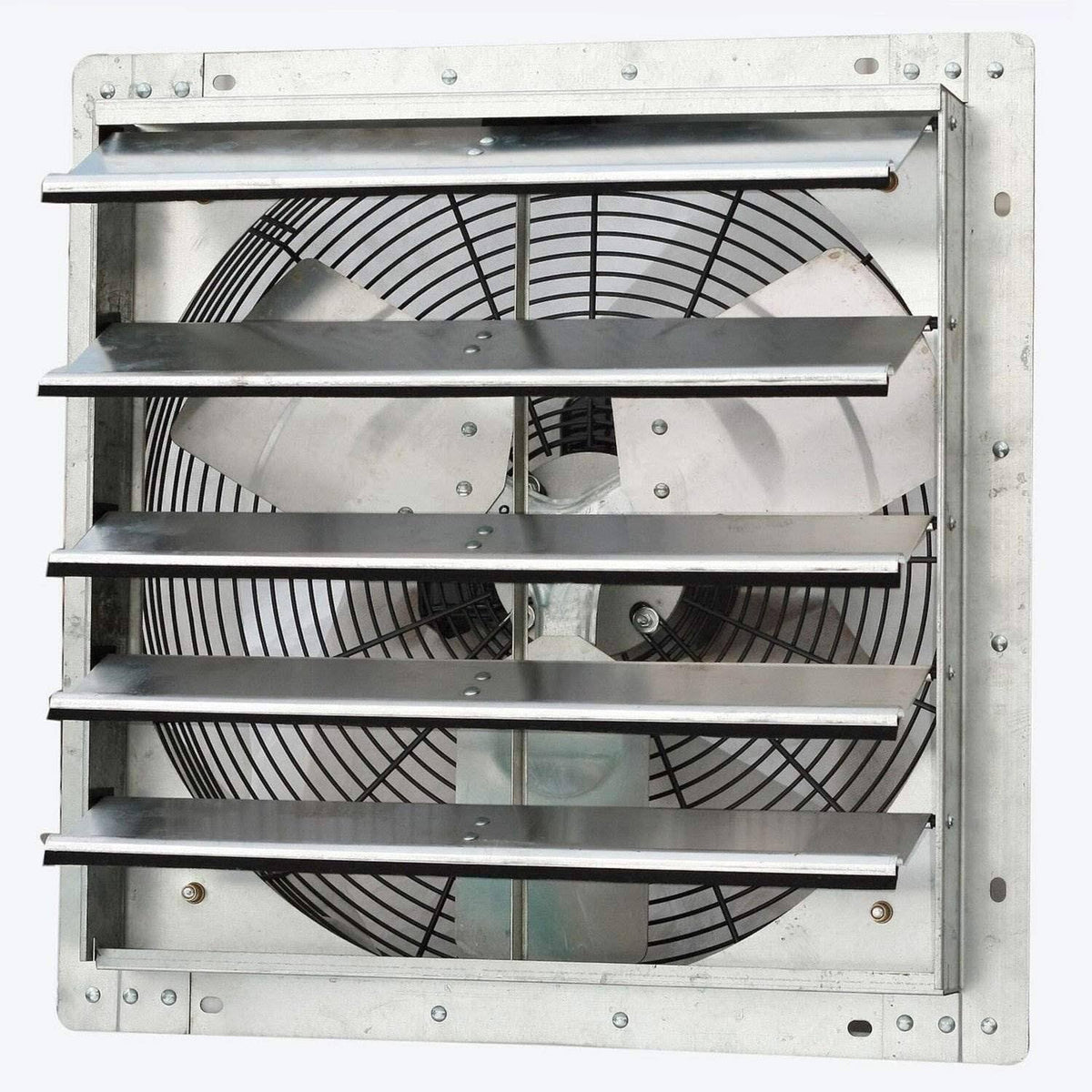 18 inch Variable Speed Wall Mounted Steel Shutter Exhaust Fan 2 Pack T28520