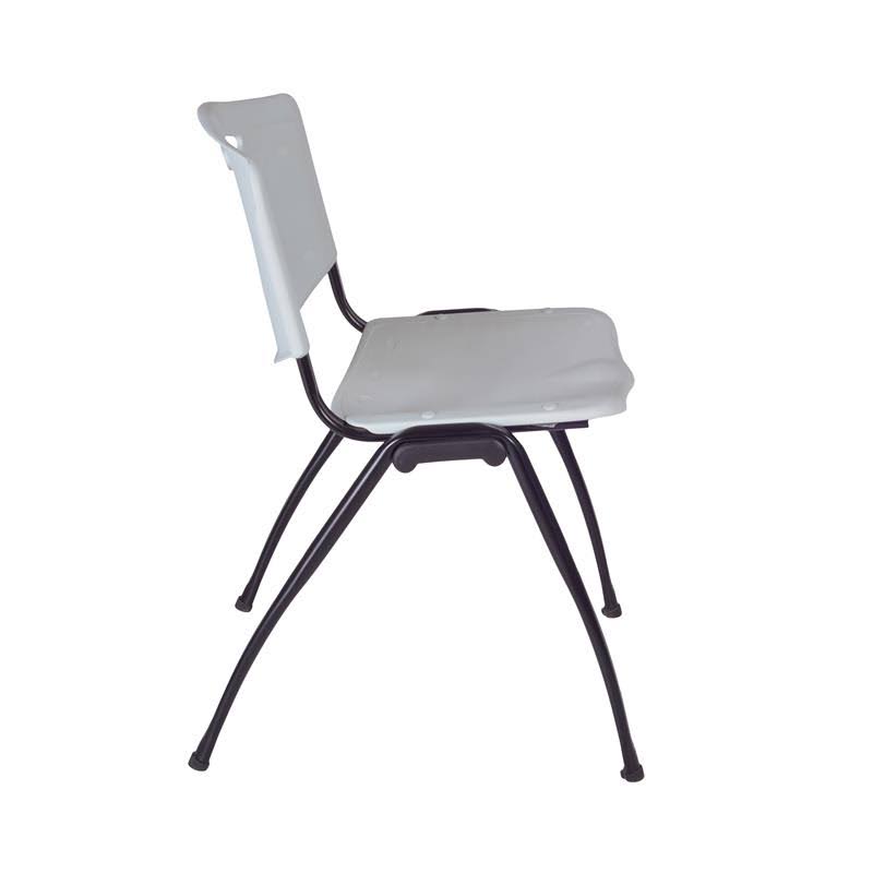 Round Breakroom Table and 4 Stack Chairs G66642