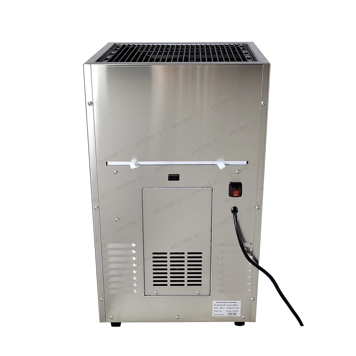 Commercial Automatic Shaved Ice Machine 200kgs/Day Air Cooling Y1865