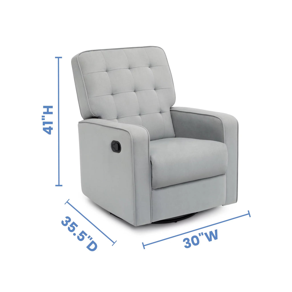 Recliner Glider Swivel Chair Linen S4708