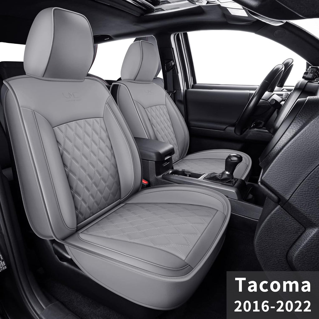 Black & Red Faux Leather Seat Covers E983