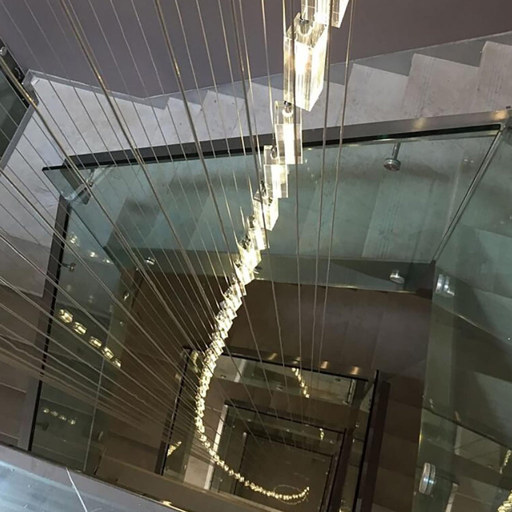 Modern Crystal Chandeliers LED Light Fixture 36-Lights L8044