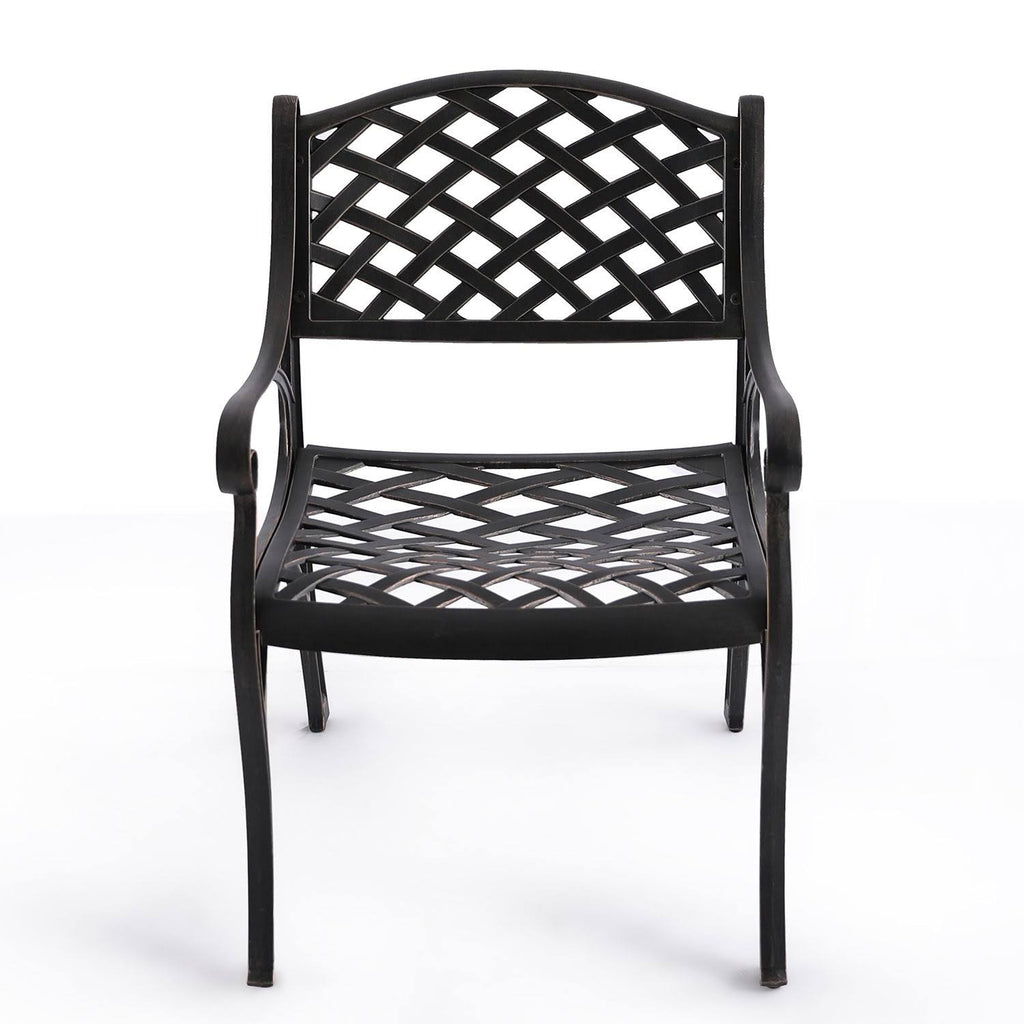 Cast Aluminum Patio Dining Arm Chair R46189