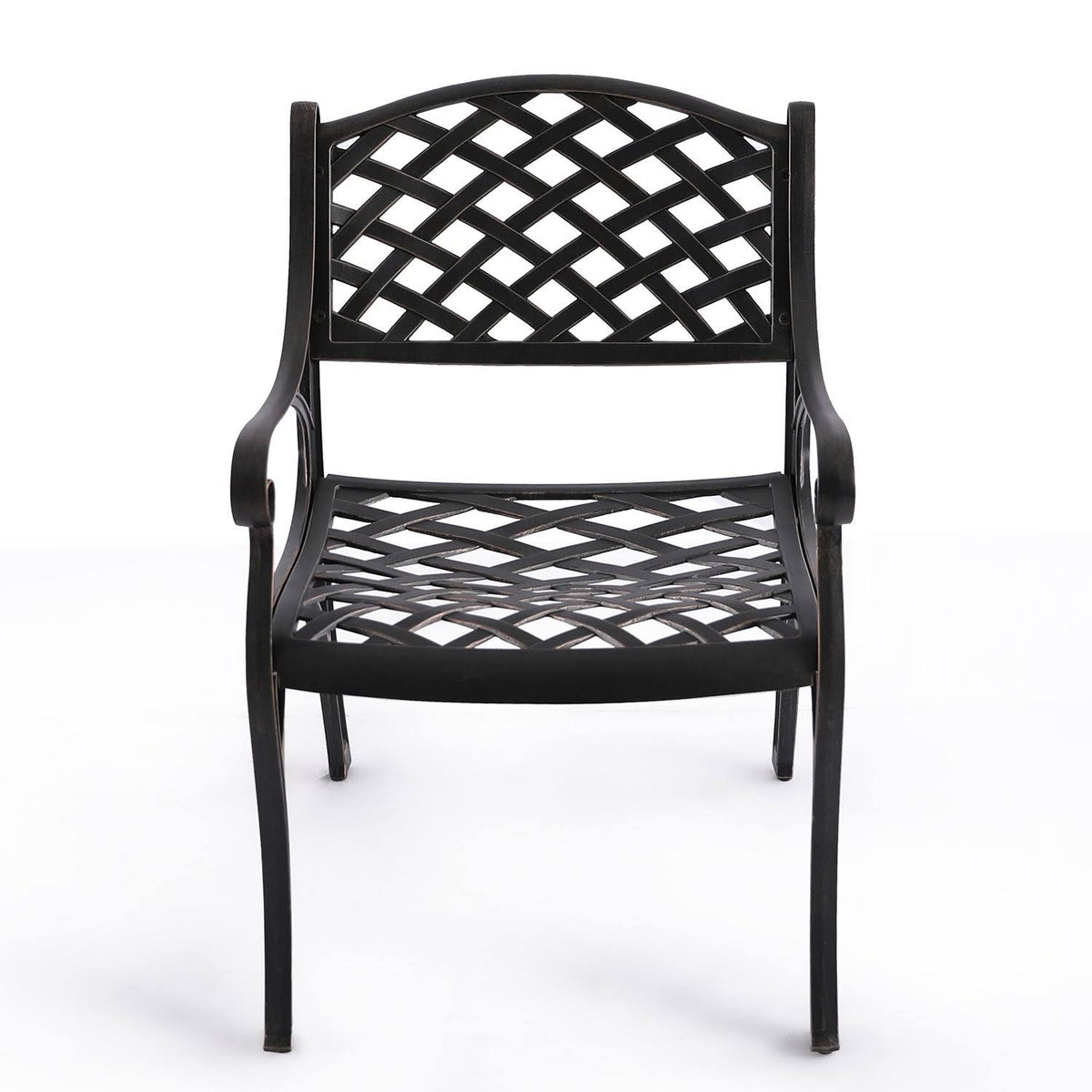 Cast Aluminum Patio Dining Arm Chair R46189