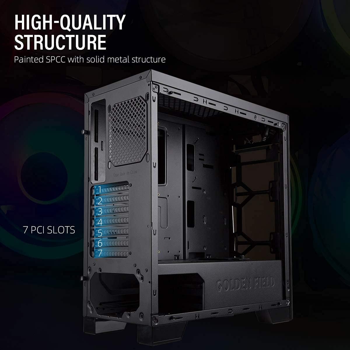Computer Case ATX Micro ATX ITX Mid Tower I41765