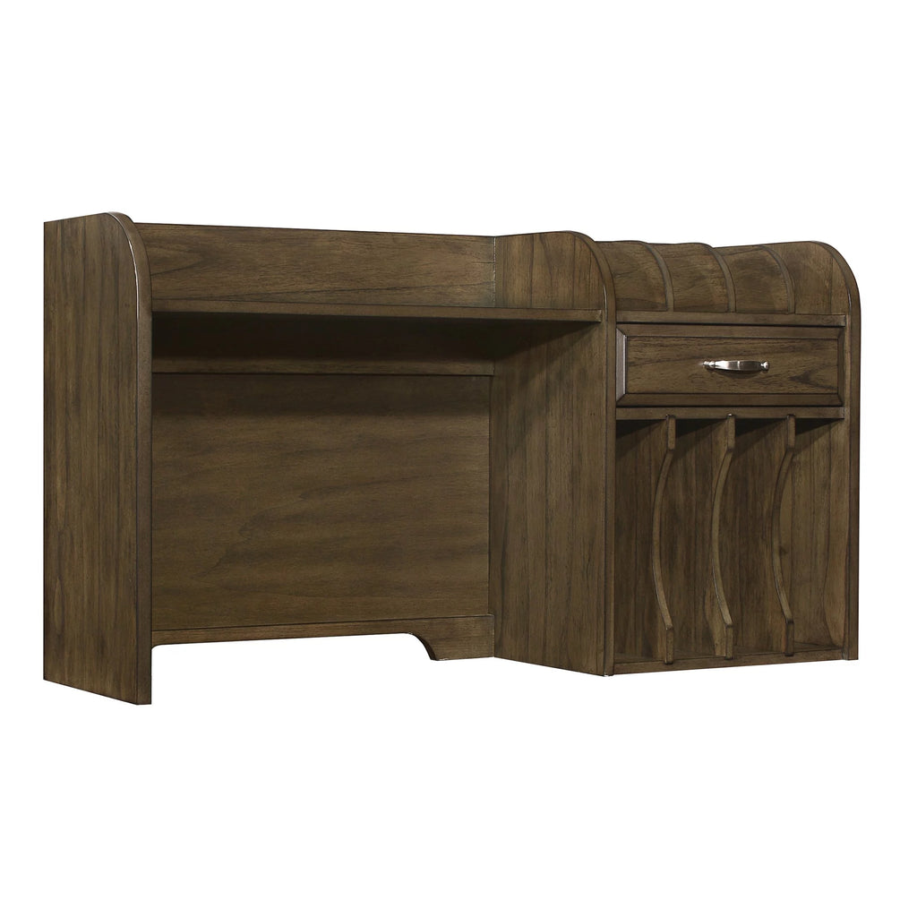 Brown Gray Desk Hutch E74202