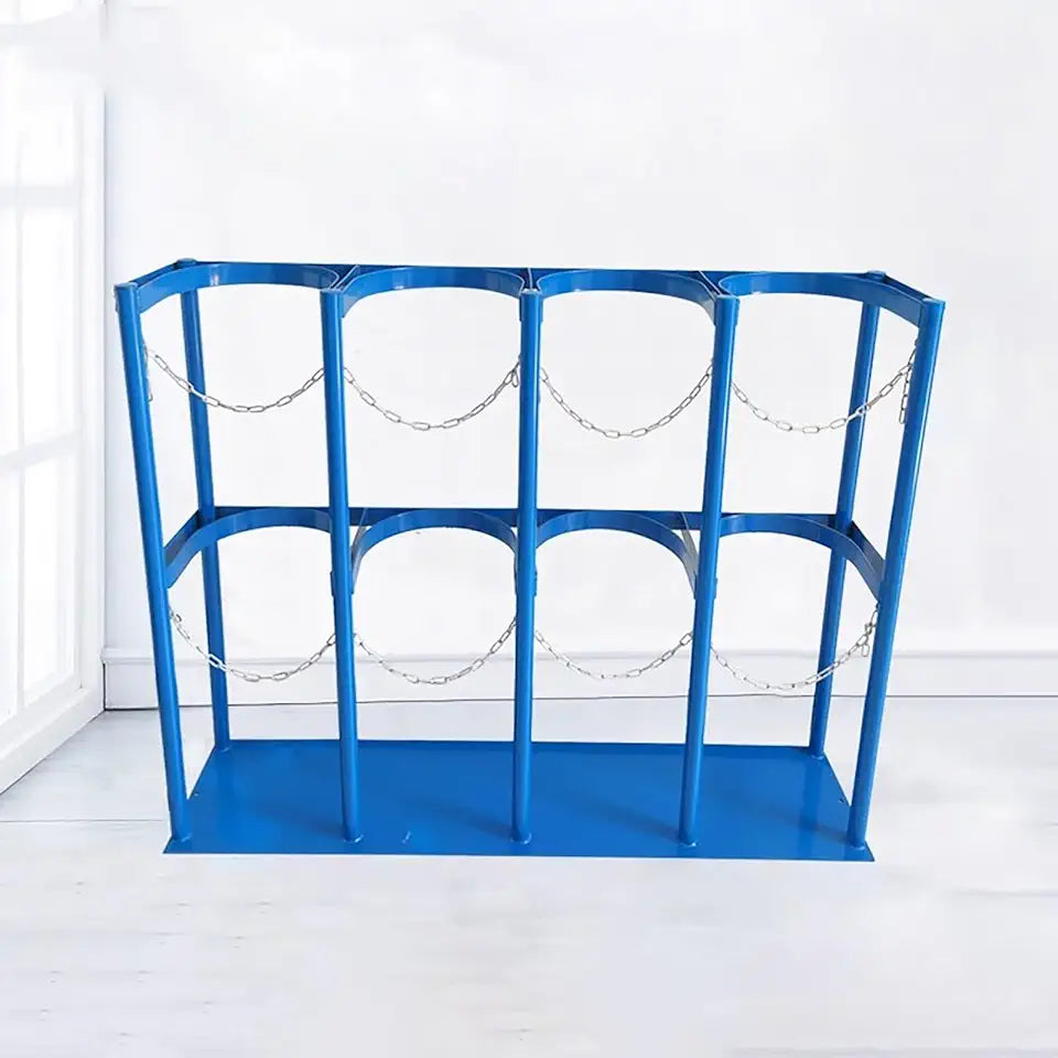 Oxygen Tank Holder Metal Cylinder Rack Stand K317