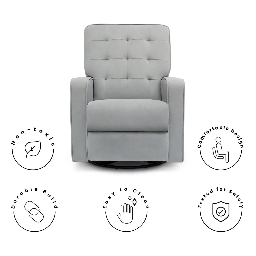 Recliner Glider Swivel Chair Linen S4708