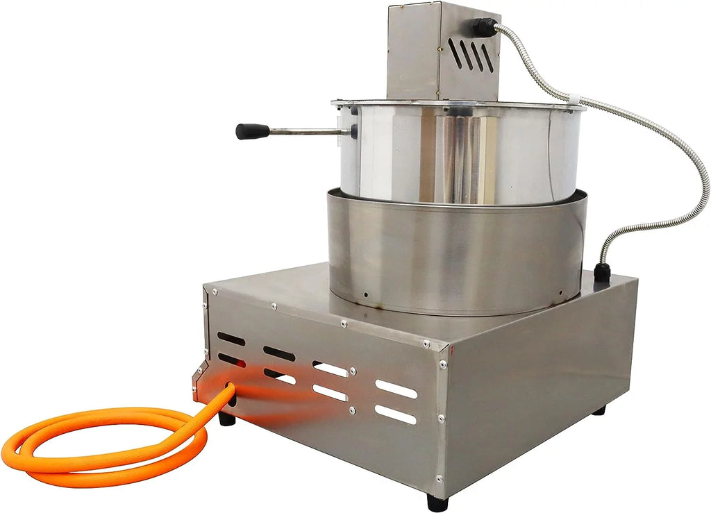 Commercial Stainless Steel Automatic Stirring Popcorn Maker 25W 17oz V152