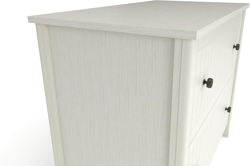 Weathered White Lateral Filing Cabinet Q906