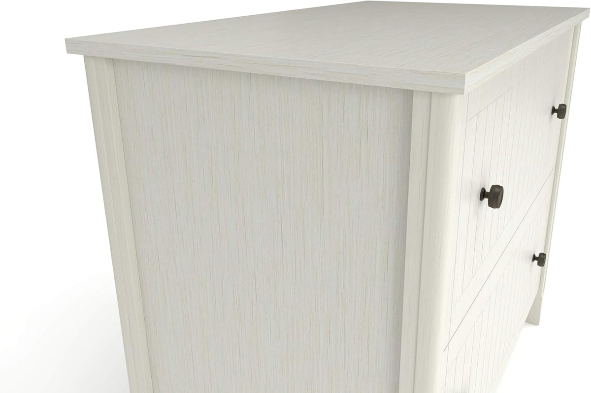 Weathered White Lateral Filing Cabinet Q906