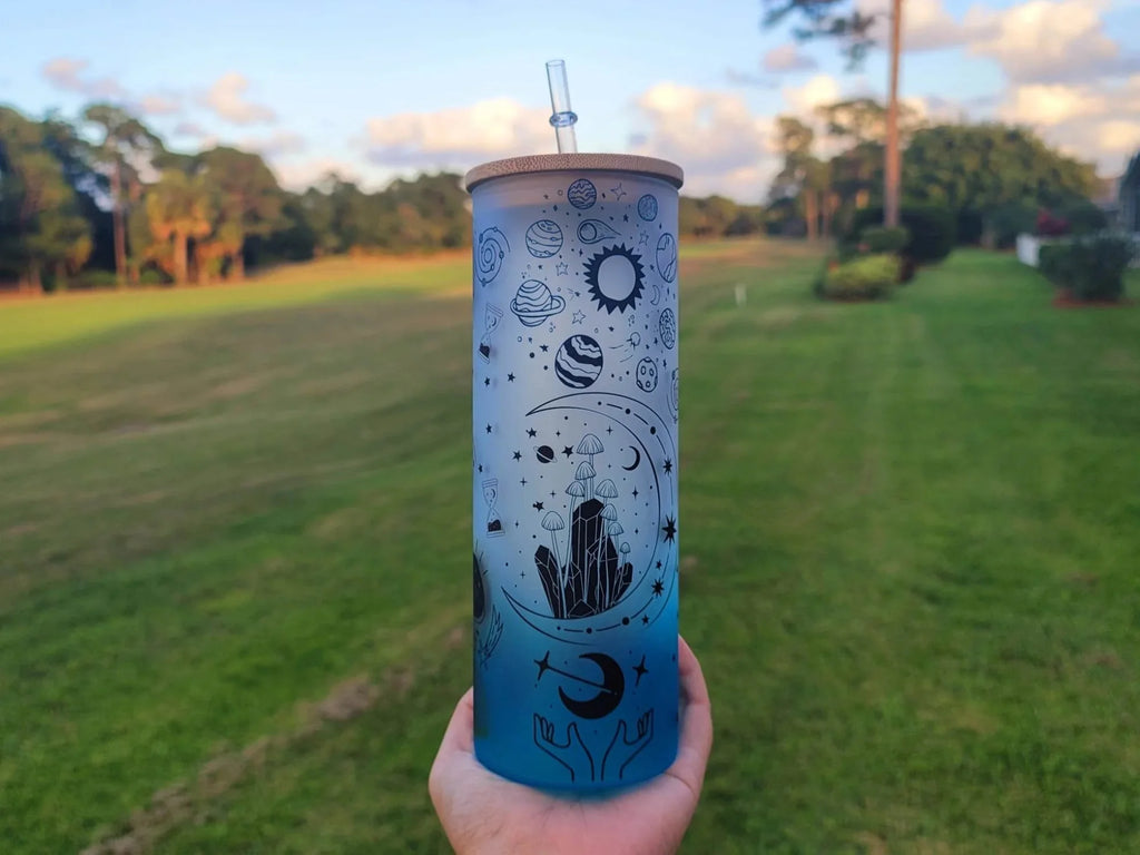 24 oz Mushroom Beer Can Glass R75009