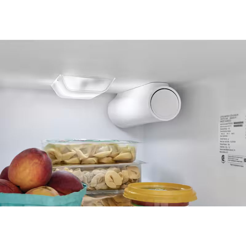 36 in. 25.6 cu. ft. Black Stainless Steel Side by Side Refrigerator F187192