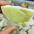 Natural Lemon Jade Stone Crystal Rock Specimen Z1549
