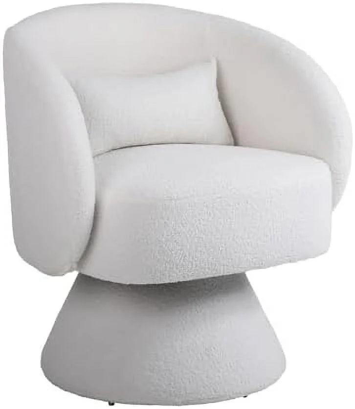 Linen Upholstered Swivel Accent Chair Set of 2 T321