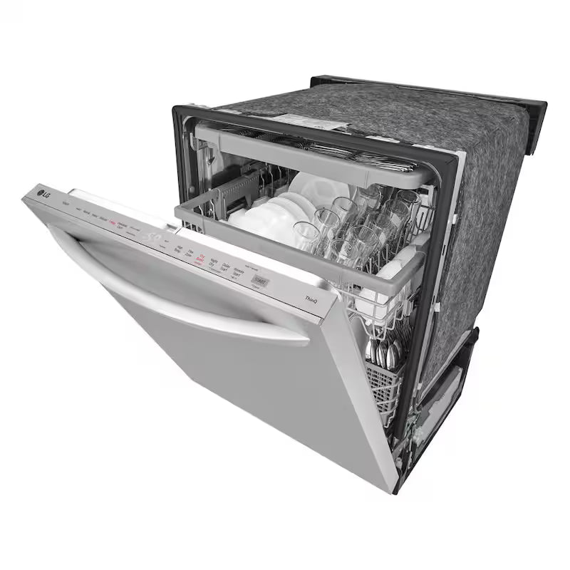 24 in. Smart Wi-Fi Dishwasher with 3rd Rack, Stainless Steel N173006