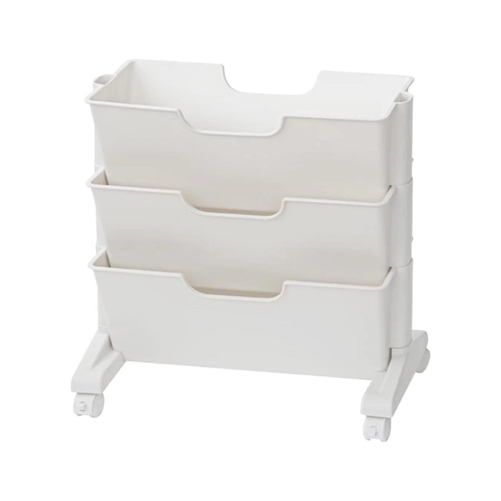 3 Tier Rolling Bookshelf with Caster Wheels X405983