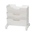 3 Tier Rolling Bookshelf with Caster Wheels X405983