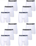 Mens White Boxer Briefs 12-Pack C3728