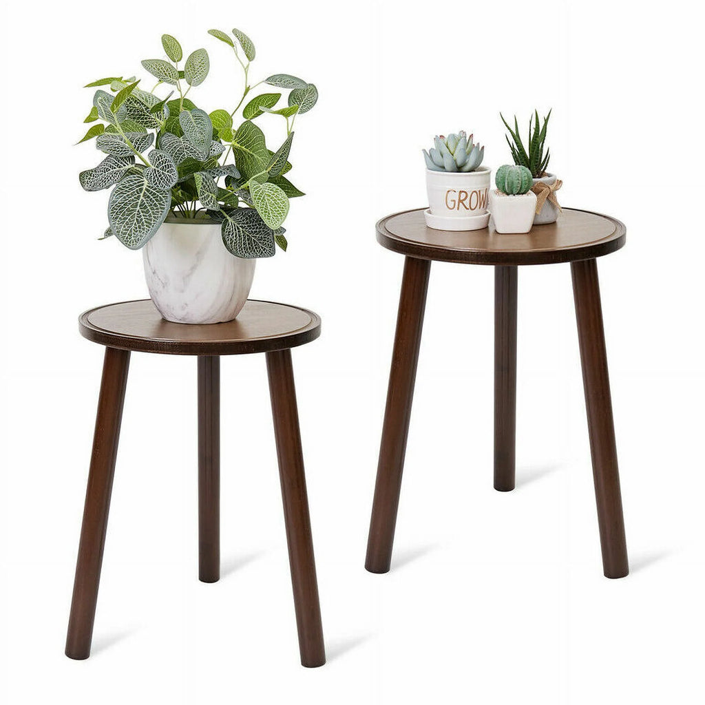 Wooden Plant Stands Side Table 2 Pack T208