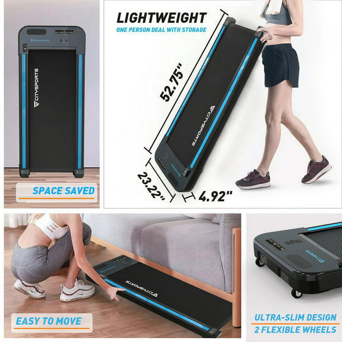 Treadmill with Audio Speakers W615