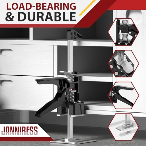 2 Pack 12 in Multifunctional Furniture Lifter Jacks B50267