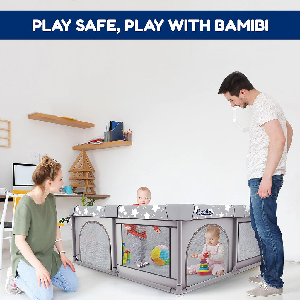 Foldable Portable Baby Playpen with Carry Case H92401