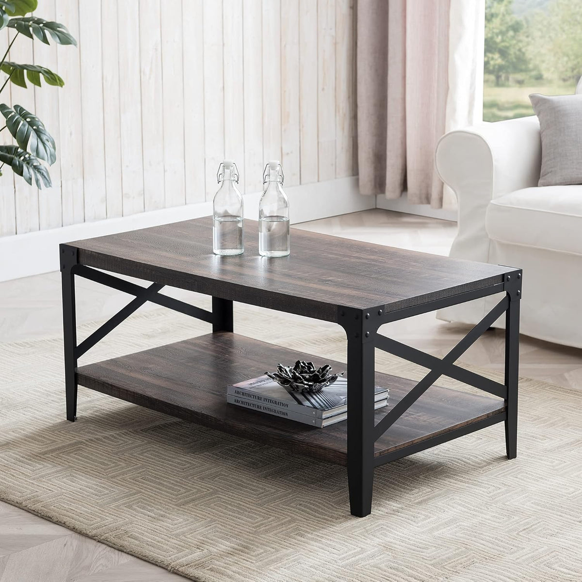 Brown Wood TV Stand for 70 Inch TV G471006
