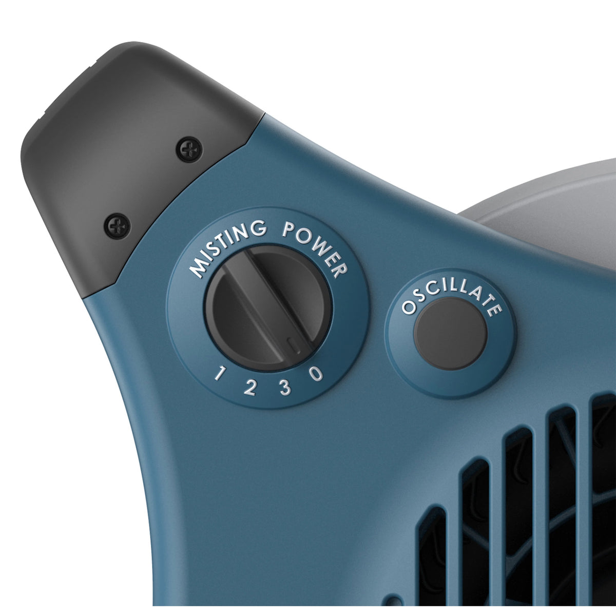 15 Pivoting Outdoor Misting Fan with 3 Speeds, Black X2366