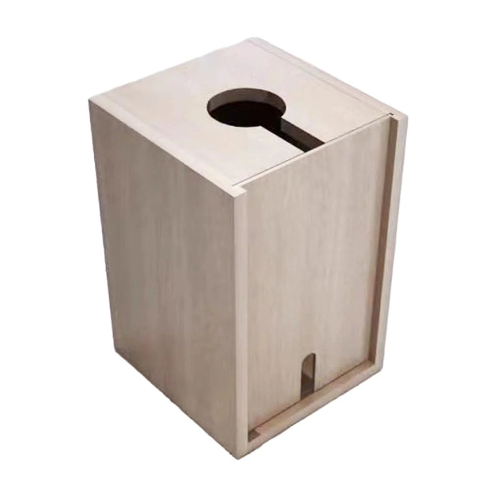 Wooden Paint Cup Organizer Box Y97673