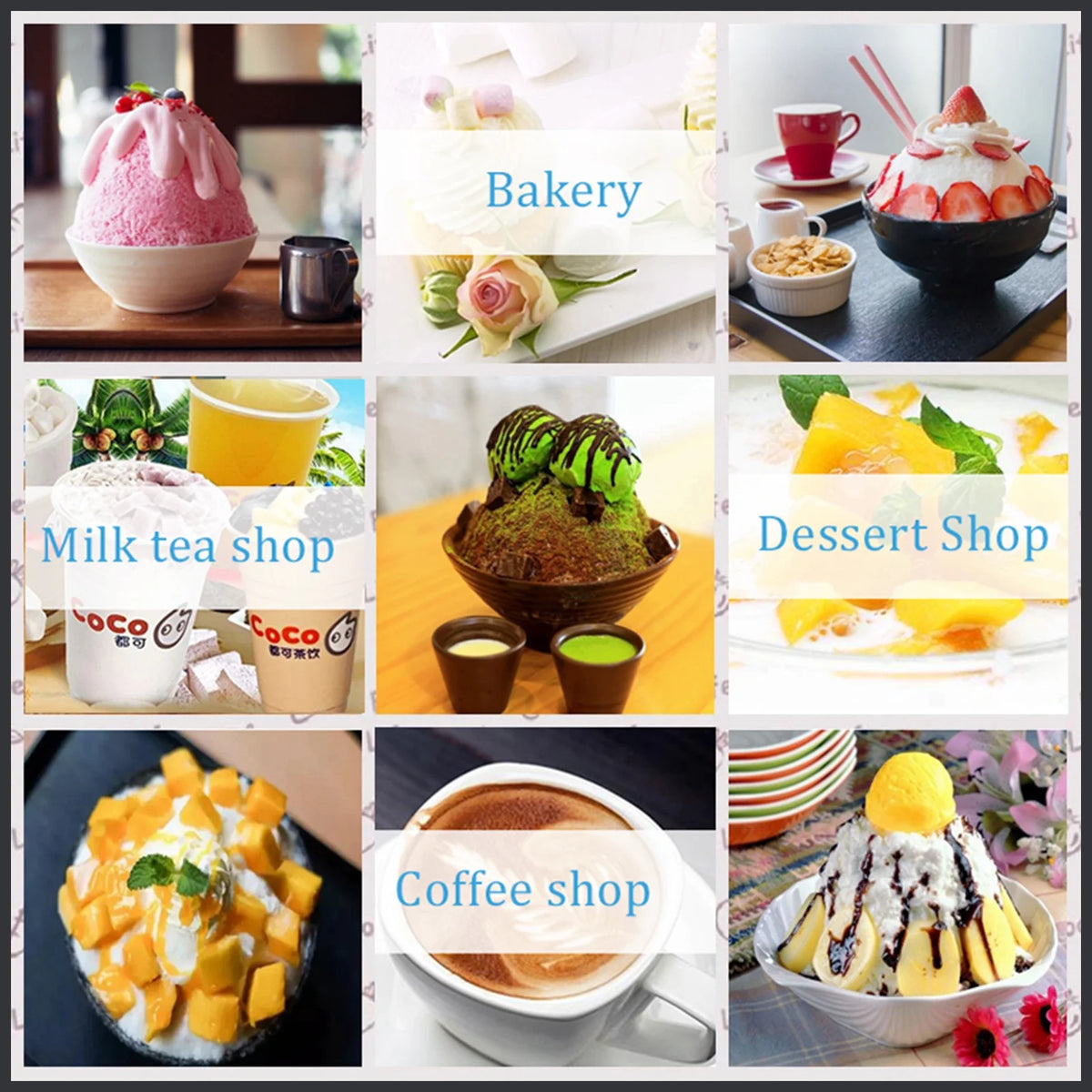 Commercial Automatic Shaved Ice Machine 200kgs/Day Air Cooling Y1865