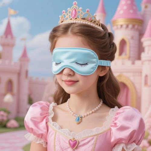 Natural Silk Sleep Mask with Elastic Strap V4865