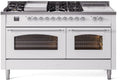 White Dual Fuel Propane Gas Range S73913