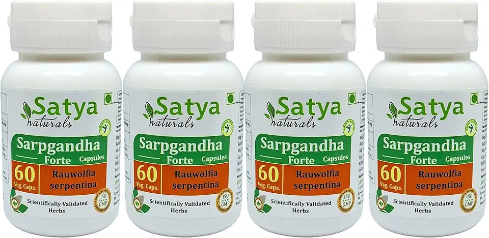 500 mg 60 Veg. Capsule Sarpgandha Extract Capsules E716334