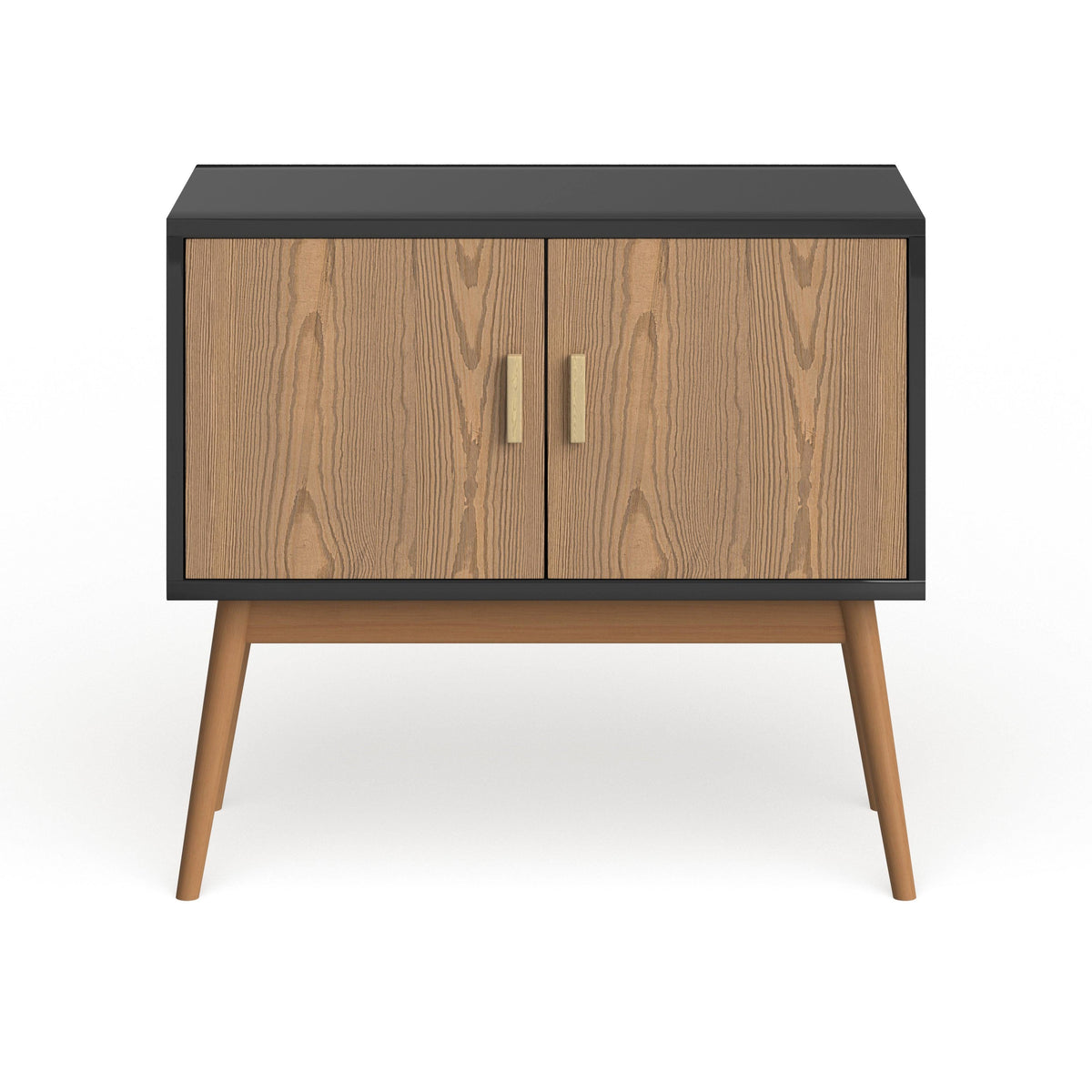 White Wood Storage Console G323917