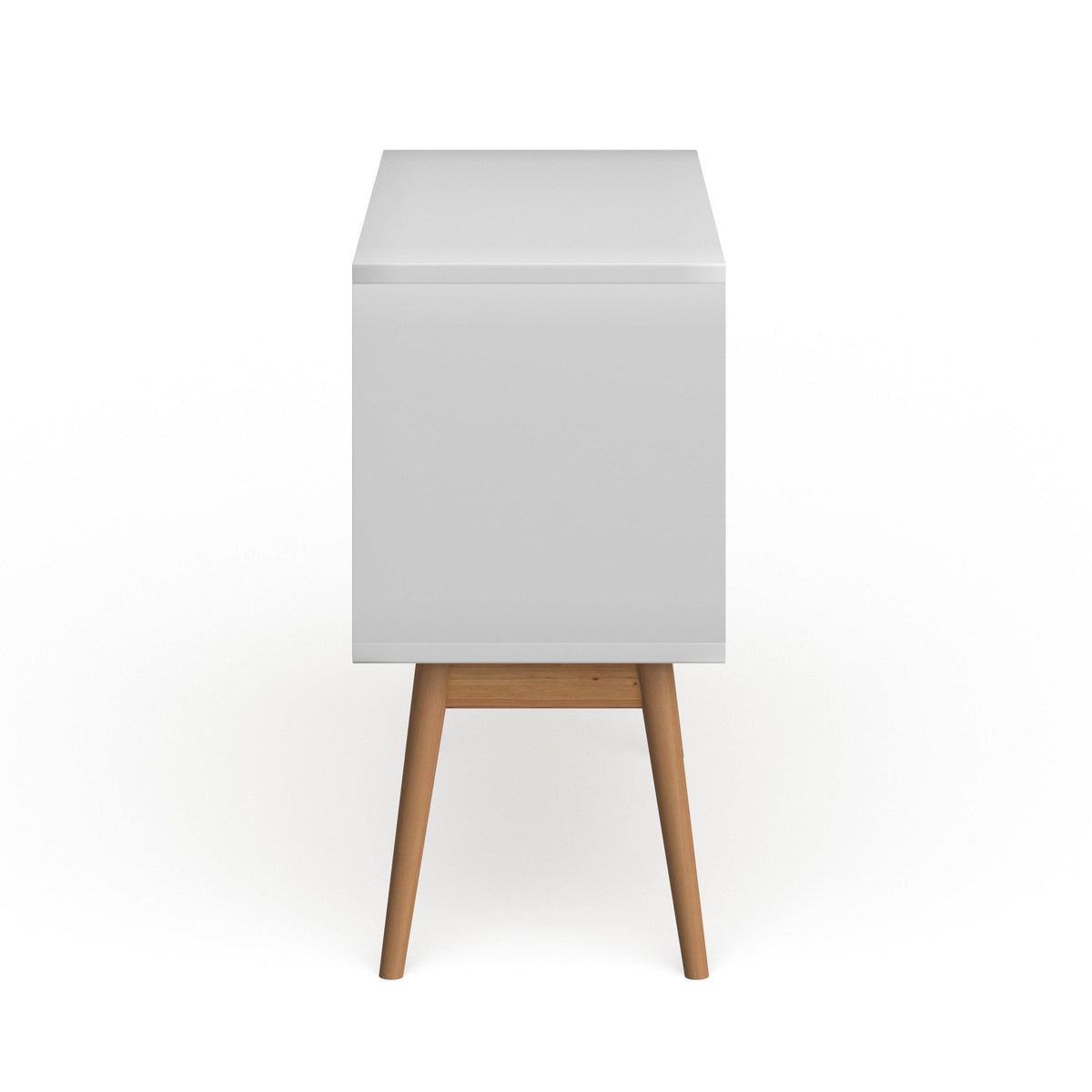 White Wood Storage Console G323917