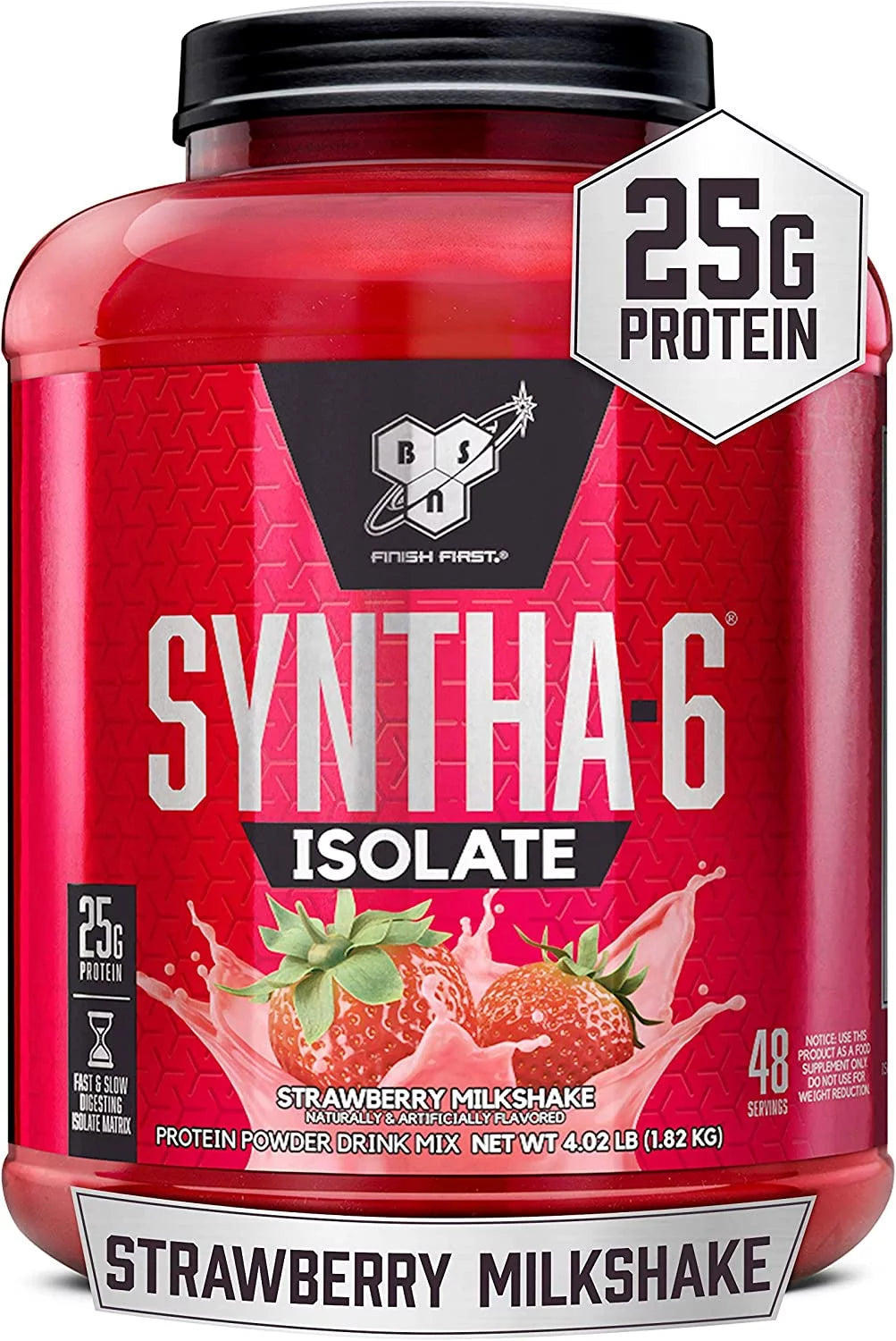 Protein Powder Drink Mix Strawberry Milkshake 4.02 lbs K38581