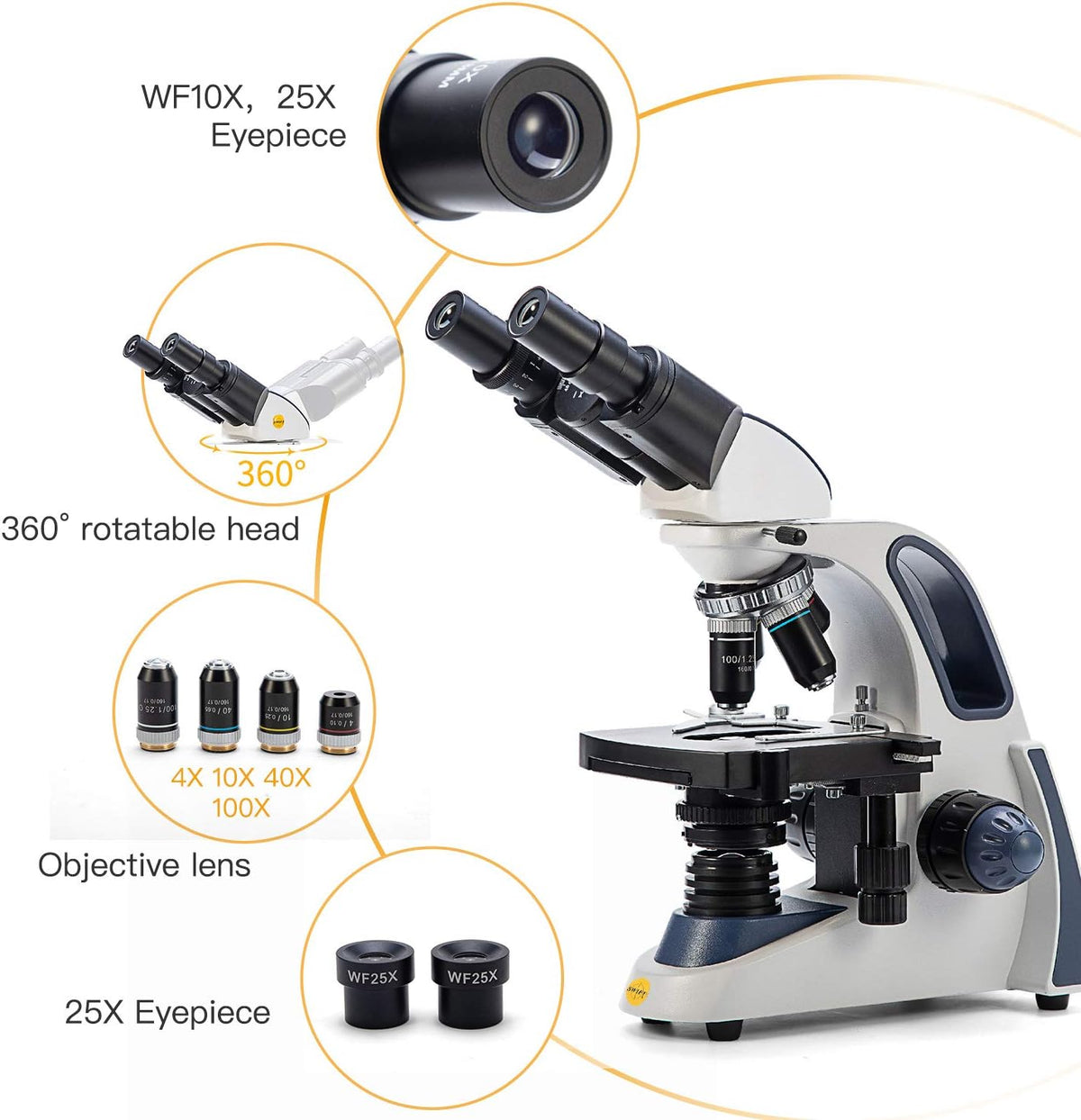 Binocular Compound Microscope with 5.0 mp Camera U189813