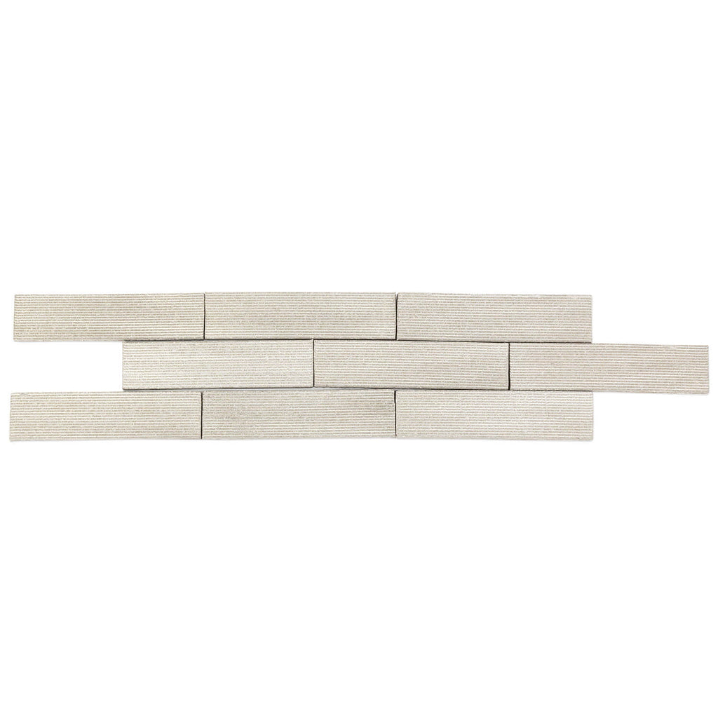 Matte White Clay Wall Tile 2 in. x 9 in. E53379