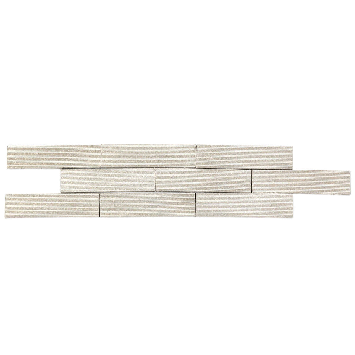 Matte White Clay Wall Tile 2 in. x 9 in. E53379